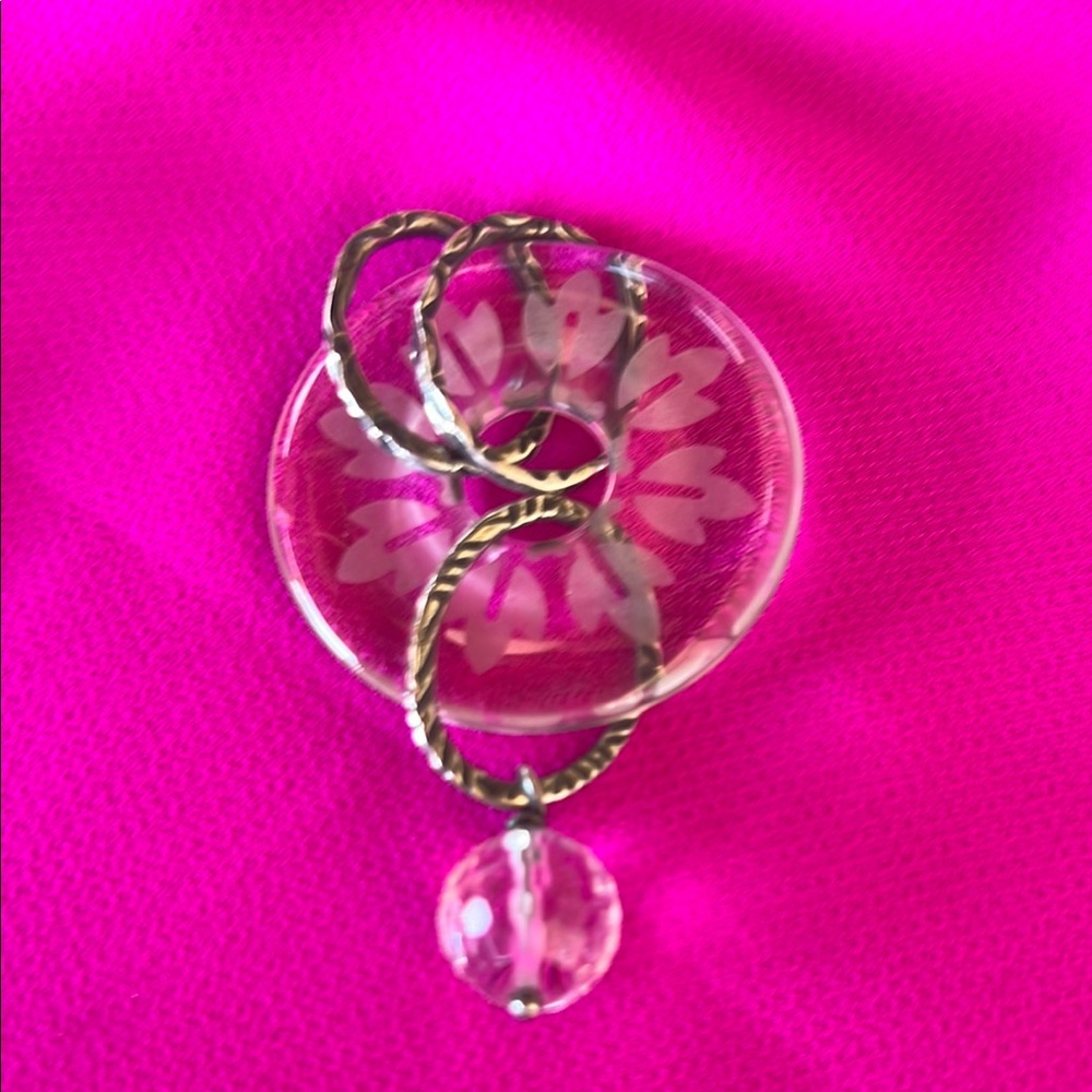 Sterling Silver and Glass Silpada Pendant